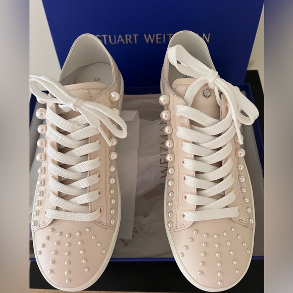 New Stuart Weitzman Goldie
Convertible Sneaker size 9 B - Picture 12 of 13